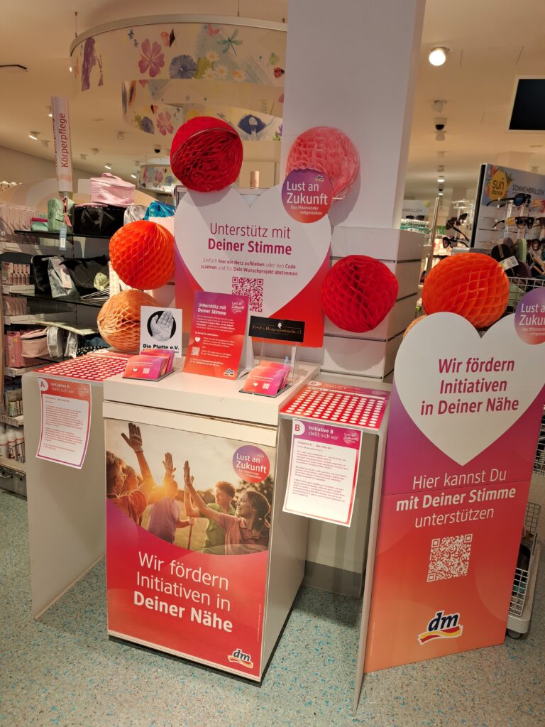 Platte e.V. - DM-Aktion "Lust an Zukunft"