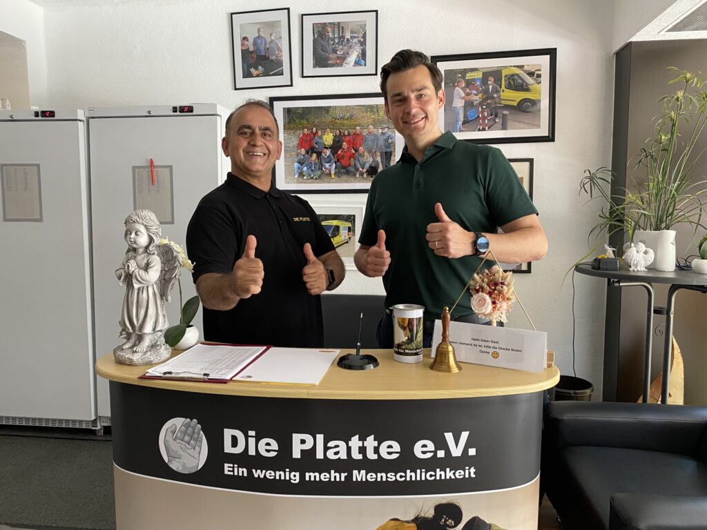 Die Platte e.V. - Besuch von Marcel Kreutz