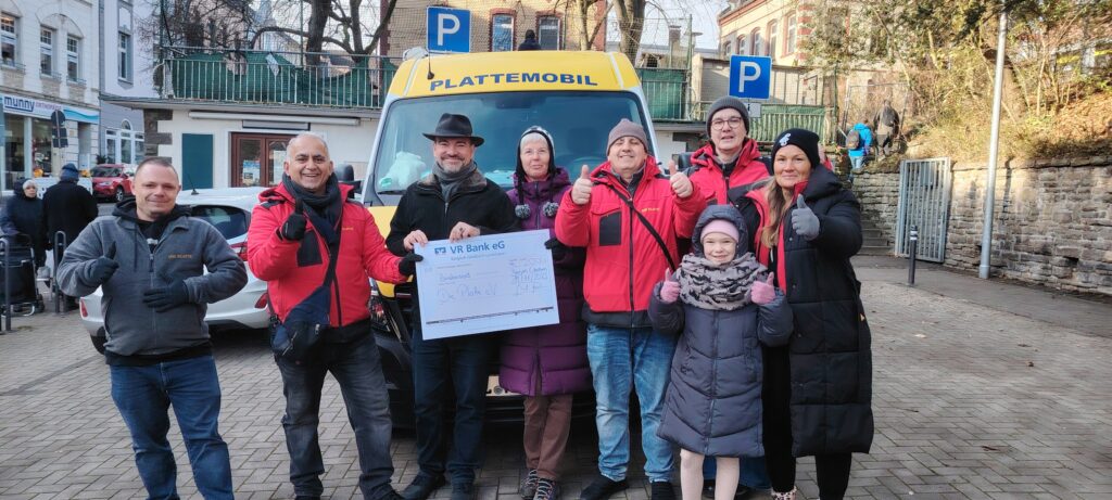 Die Platte e.V. - Spendenübergabe Bürgerstiftung Bergisch Gladbach 2025