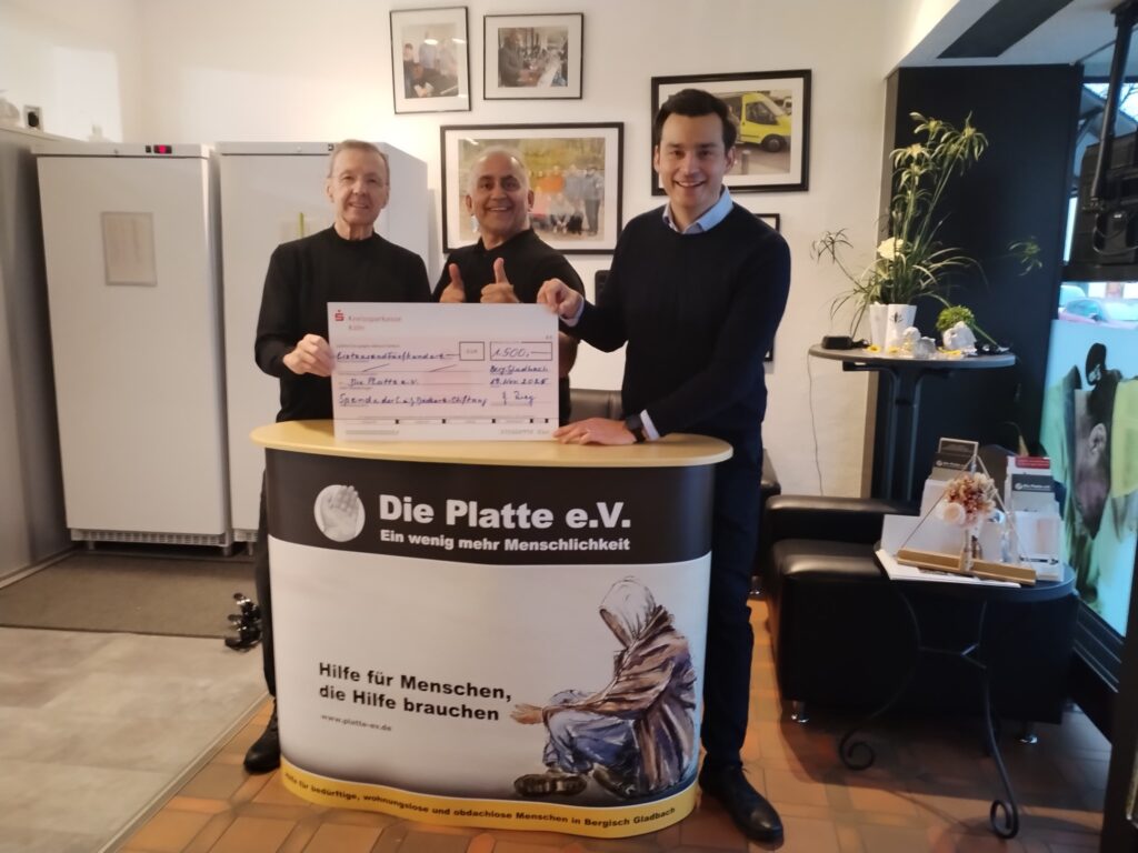 Die Platte e.V. - Spendenübergabe Deckert-Stiftung 2025