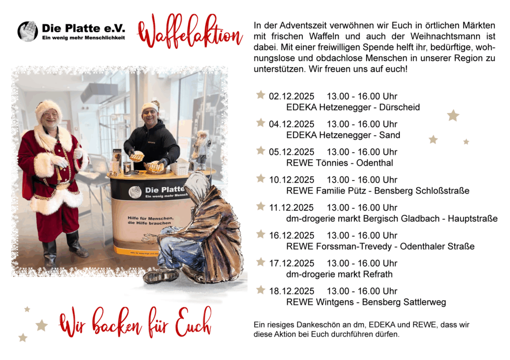 Die Platte e.V. - Waffelaktion 2025